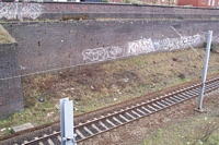 Winson Green station site from bridge