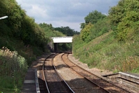 Wood End station looking towards Brimingham