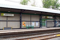 Wylde Green station Lichfield platform