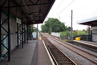Wylde Green station looking towards Chester Road