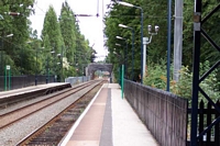 Wylde Green station looking towards Sutton Coldfield