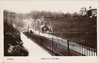 Moseley station postcard c1910