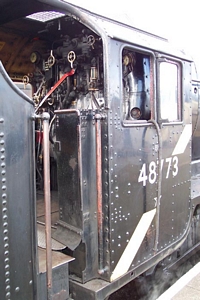 BR48773 cab view, Kidderminster