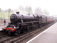 Stanier Class 5 4-6-0 No.45110, Bridgnorth station