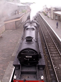 Stanier Class 5 4-6-0 No.45110, Bridgnorth station