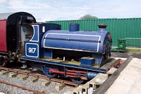 Peckett & Sons 0-4-0st at Brownhills West station